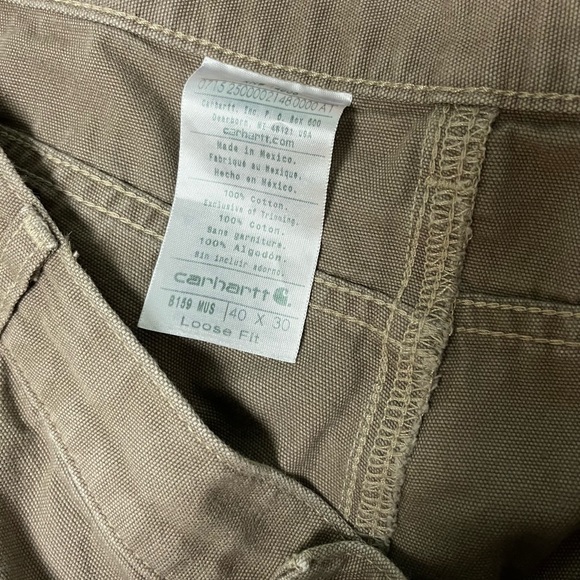 Classic Carhartt Loose Fit Washed Duck Pant - Picture 7 of 8